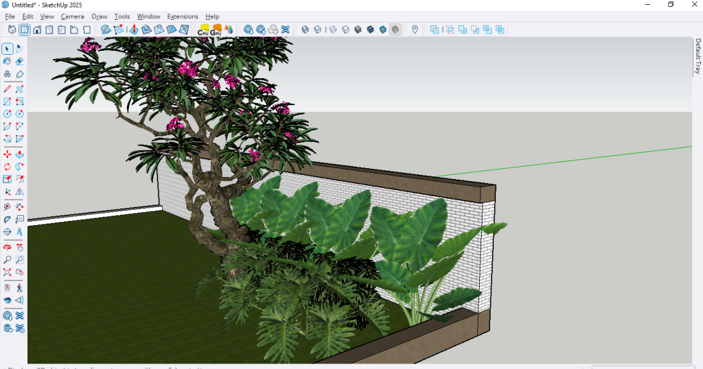 Jasa Desain 3D Taman Jombang
