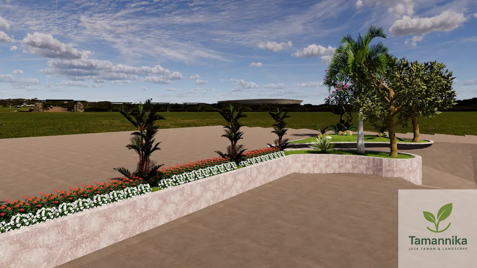 Jasa Desain 3D Taman Depok