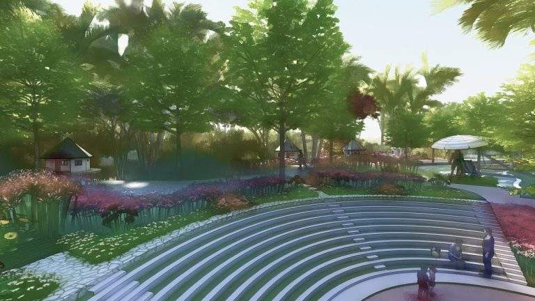 Jasa Desain 3D Ruang Terbuka Hijau Profesional